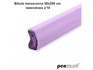 BIBUA MARSZCZONA 50x200cm LAWENDOWA a10 (SZPSH)