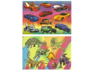 Naklejki POLSYR Mae - auta/dinozaury 25ark.