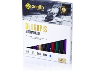 Dugopis automatyczny Zenith 12 Color line - szary [opakowanie=10szt]