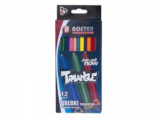 KREDKI NOSTER PR. 12KOL TRÓJKĄT JOIN