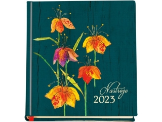 Kalendarz książkowy MP 14cm Nastroje 2023 - szmaragd