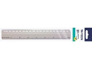 LINIJKA ALUMINIOWA 20cm
