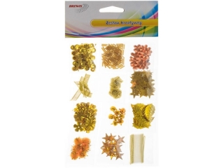 Zestaw kreatywny zawarto��: 12 saszetek kolor: odcienie z�otego