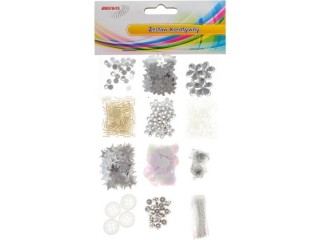 Zestaw kreatywny zawarto��: 12 saszetek kolor: odcienie srebrnego