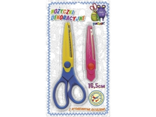 No�yczki dekoracyjne 16, 5cm +1 ostrze