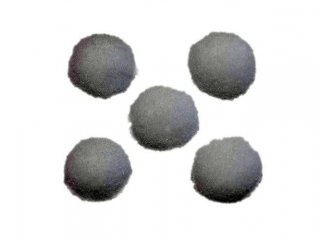 Pompony poliestrowe 10mm 120szt. bia�e TITWLK26