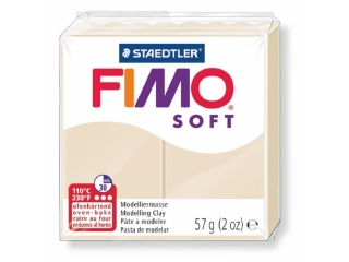 Kostka FIMO soft 57g, piaskowy, masa termoutwardzalna, Staedtler