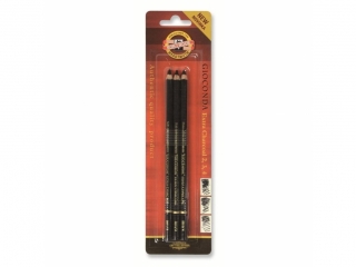 Wgiel w drewnie KOH-I-NOOR zestaw 3szt. na blistrze (2,3,4)