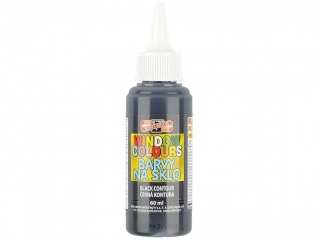 Farba witrażowa KOH-I-NOOR czarna konturówka 60ml 9742016