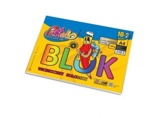 Blok techniczny A4 160g 12k KOLOR PAS-7344 Z�OTA i SREBRNA kartka [opakowanie=10szt]