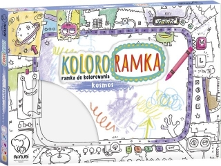 Kolororamka MONUMI 3D rozmiar L - Kosmos