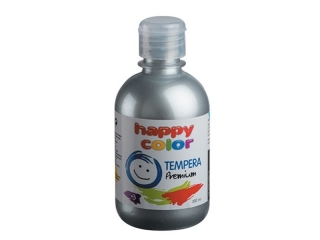 Farba Tempera Premium 300ml, srebrny, Happy Color