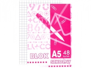 Blok szkolny A5-50