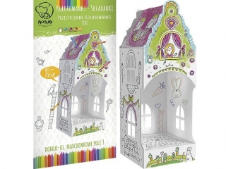 Kolorowanka MONUMI składana mini 32cm - Domek ul. Marchewkowe Pole 3