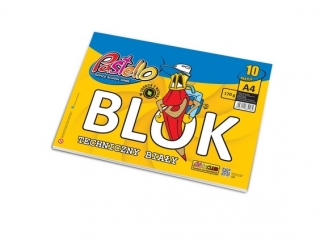 Blok techniczny A4 170g 10k PASTELLO
