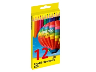Kredki ECO BIA�E 12 kol.