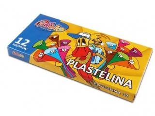 Plastelina 12 kol. PAS-7450 [opakowanie=10szt]