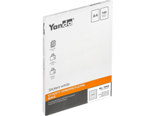 Etykiety samoprzylepne YANDA - Y005 52, 5x29, 6/40 (KWP)
