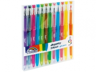 Dugopisy elowe FIORELLO neonowe 12 kolorw