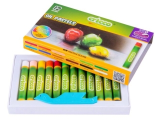 Pastele olejne CRICCO 12 kolorów Zestaw promocyjny z j. Angi