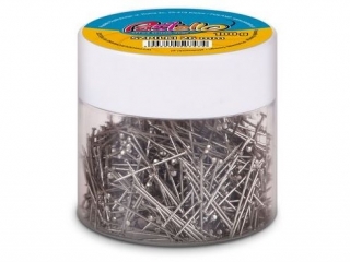 Szpilki srebrne 26mm 100g pojemnik PAS-7474 [opakowanie=12szt]