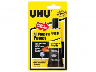 Klej Power Transparent, 33ml, blister, UHU