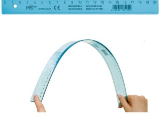 Linijka 20cm FAPI Unbreakable niełamliwa