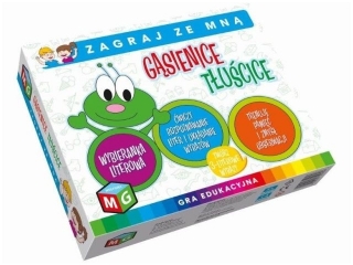 Gra MULTIGRA Zagraj ze mną - Gąsienice tłuścice 3-literowe