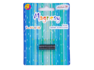 Magnesy MAG-3434 blister=10szt. 10mm/3mm