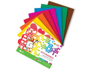 Blok Wycinanka samoprzylepna A4 8k. HAPPY COLOR