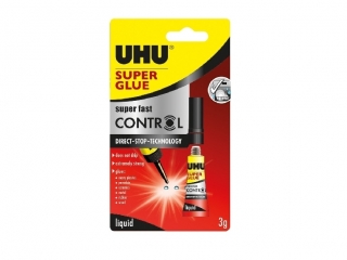 Klej Super Glue UHU control, 3g, blister