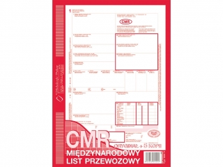 Druk 800-3N CMR Midzynarodowy list przewozowy (numerowany) 