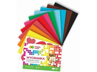 Blok Wycinanka samoprzylepna A5 8k. HAPPY COLOR