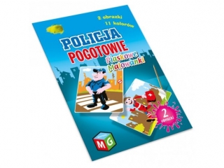 Pisakowe malowanki MULTIGRA Policja / Pogotowie