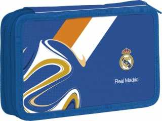 Piórnik podwójny z wyposażeniem 2W Real Madrid Color