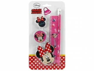 Zestaw 4 przyborów szkolnych DERFORM Minnie 16