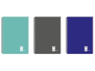Kołozeszyt A5 80k. INTERDRUK Kolekcja One color kratka