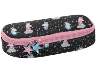 Piórnik dziecięcy PASO UNICORN BLACK PP22UN-013