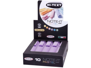 HI-TEXT 7200 NOTE-IT zakre�lacze  pastelowe x10 LAWENDA