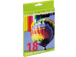 Kredka o��wkowa 18 kol. ostrz.sze�ciok .UNIONL (SZK-8)