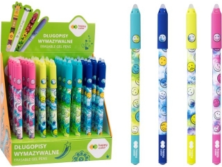 Display - Dugopis wymazywalny Smile, 0,5 mm, niebieski, 40 szt., Happy Color