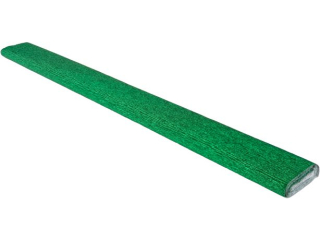 Bibua dekoracyjna karbowana 50x150cm metal. zielona
