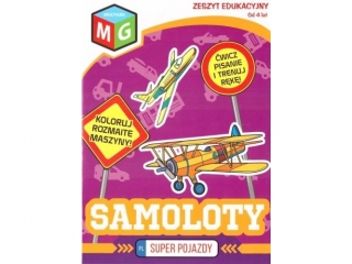 Książeczka MULTIGRA Super pojazdy - Samoloty