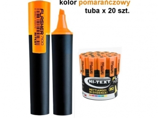 Zakrelacz FIBRACOLOR Flasher x20 Tuba pomaraczowe
