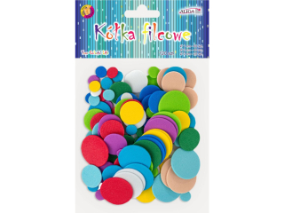 Kółka piankowe KP-2228 samoprzylepne, op.mix 120szt.