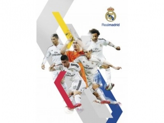 Zeszyt MO A5 16k trzy linie Real Madrid [opakowanie=20szt]
