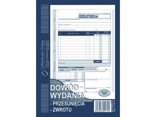 Druk-DW Dowd wydania-przesunicia-zwrot