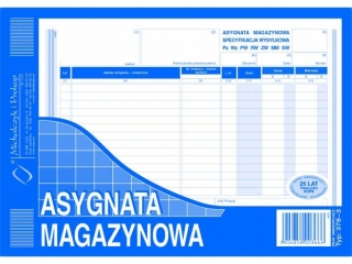 Asygnata magazynowa A-5