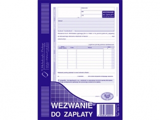 Druk-Wezwanie do zapaty A5