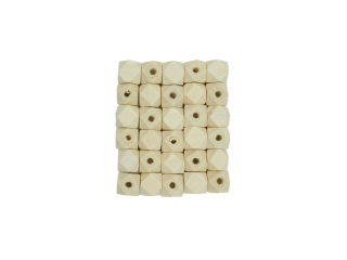 Koraliki drewniane PJ-0768 geometryczne 12mm op.30szt. PROM